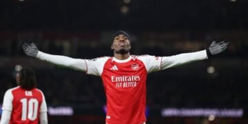 Arsenal Surge Past Bayern Munich 3-1 in Champions League, Ending German Side’s 18-Match Unbeaten Run