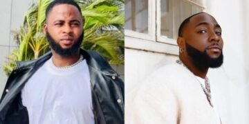 Trinity Guy’s Dream Comes True as He Meets Davido On Stage in Ibadan