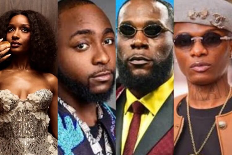 Nigerian Stars Burna Boy, Davido, Ayra Starr, Wizkid Land 2026 Grammy Nominations