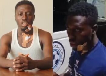 Barau FC Player, Nana Abraham Clarifies Injury At Katsina United Stadium, Denies Throat Attack Reports