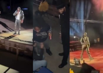 Burna Boy Orders Sleeping Fan And Girlfriend To Leave Colorado Concert Before Resuming Show