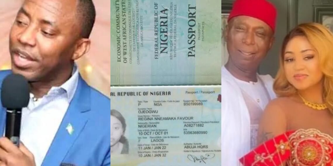 Sowore Alleges Regina Daniels Was Underage, Challenges Ned Nwoko’s Marriage Claim