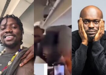 VeryDarkMan and Mr Jollof Get Into Physical Fight During Flight From Asaba to Lagos