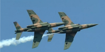 NAF Bombs Terrorist Camp In Sambisa Forest
