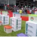 PDP Leaders Receive Flags As National Convention Kicks Off In Ibadan