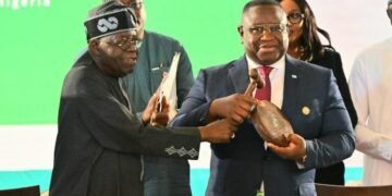 Tinubu Holds Closed-Door Meeting With Sierra Leone’s President Bio in Abuja