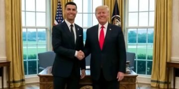 Donald Trump Says Son Barron Is Big Cristiano Ronaldo Fan After White House Meeting