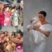 Toke Makinwa Dedicates Her Baby Girl At Church