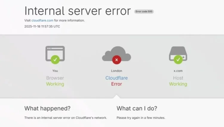 Major Sites Face Downtime Amid Global Cloudflare Outage