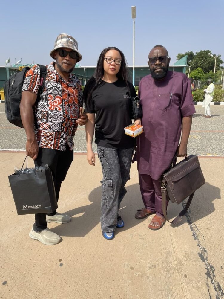 Aloy Ejimakor Visits Nnamdi Kanu in Sokoto with Wife and Brother