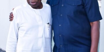 Fayose Visits Obasanjo Ahead of 65th Birthday, Sparks Surprise Reconciliation