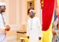 Ooni Of Ife Visits President Tinubu, First Lady At Lagos Residence