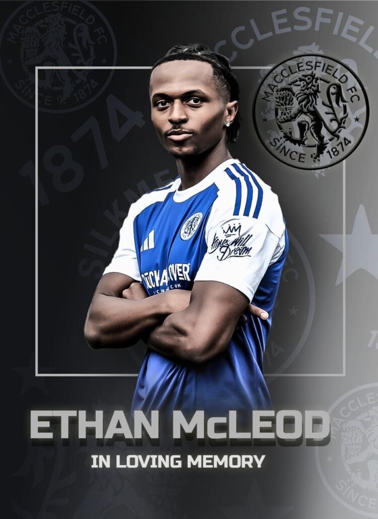 Macclesfield Forward Ethan McLeod Dies in M1 Crash