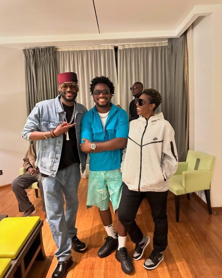 Annie Macaulay And 2Baba Enjoy Outing With Nasboi, Fueling Fan Speculation