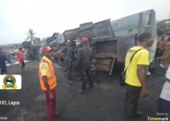 Two Killed After Diesel Tanker Explodes On Badagry Expressway, Lagos