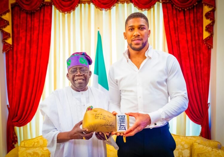 Tinubu Extends Condolences to Anthony Joshua After Ogun Accident Kills Two Associates