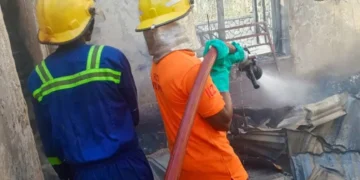 Fire Razes Ex-Governor’s Property