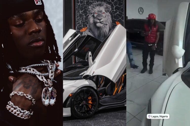 Rema Splashes Millions On New McLaren, Adds To Growing Luxury Car Collection
