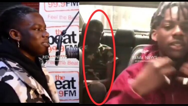 Rema Reveals He Had Army Friend Ride Along During Freestyle Video Over SARS Fear