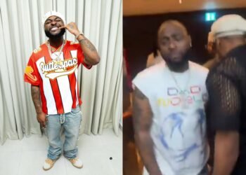 Davido Reacts After Man Walks Past Him in Elevator, Fans Speculate Online