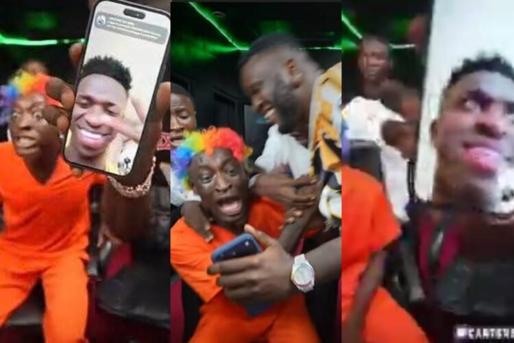 Victor Boniface Surprises Carter Efe With FaceTime Calls To Vinícius Junior, Wirtz, And Frimpong