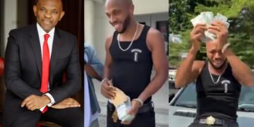 Charles Okocha Receives $50,000 From Tony Elumelu, Shouts “Santa Elumelu” In Excitement