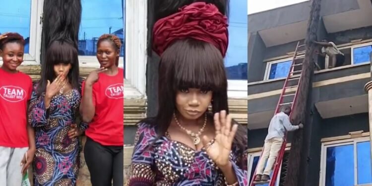 Helen Williams Sets Guinness World Record With 15.37-Metre Wig
