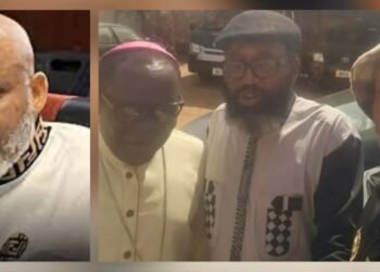 Bishop Kukah Pays Solidarity Visit To Nnamdi Kanu At Sokoto Correctional Centre
