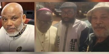 Bishop Kukah Pays Solidarity Visit To Nnamdi Kanu At Sokoto Correctional Centre