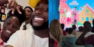 Davido Attends Imade’s School Carol Hours After Stage Performance