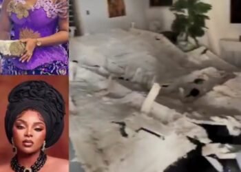 Queen Mercy Narrowly Escapes Injury as Sitting Room Ceiling Collapses