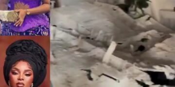 Queen Mercy Narrowly Escapes Injury as Sitting Room Ceiling Collapses