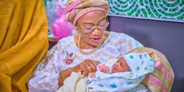 First Lady Remi Tinubu Welcomes First Baby of 2026