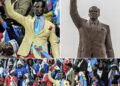Michel Kuka Mboladinga Stands Out As DR Congo’s Iconic “Human Statue” At Africa Cup Of Nations