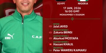CAF Appoints Moroccan Referee To Officiate AFCON 2025 Third-Place Playoff Between Nigeria And Egypt