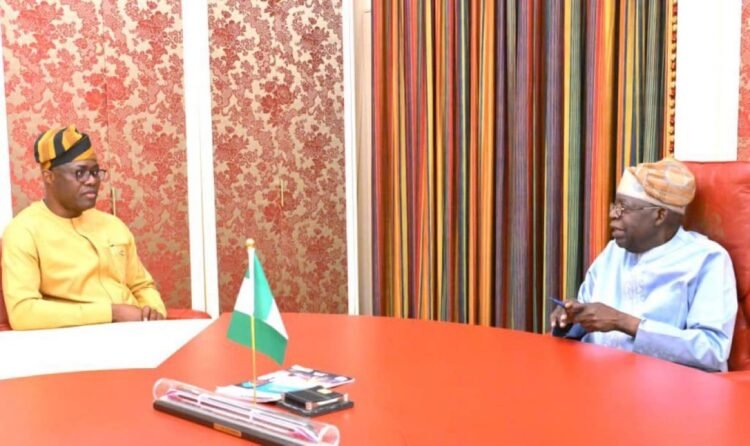 Tinubu Holds Private Talk With Makinde