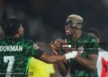 Fans Blast Osimhen Over Touchline Bust-Up With Lookman In AFCON Win