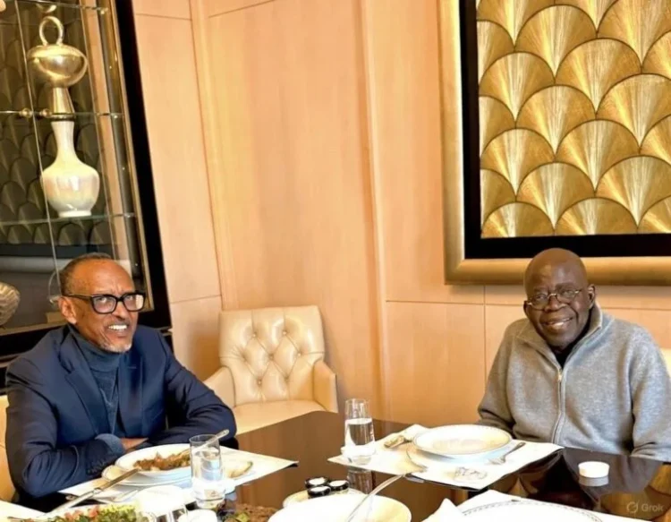 Tinubu Meets Rwandan President Kagame In Paris To Discuss Global Issues And Africa’s Development