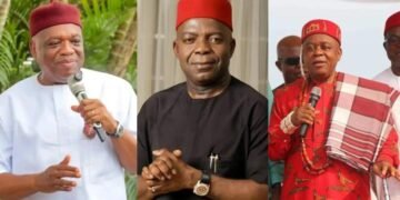Orji Kalu, Theodore Orji Meet In Umuahia To Strategise Against Alex Otti