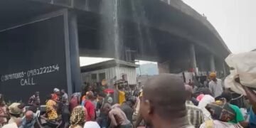 Lagos Bridge Accident Draws Fuel Scoopers