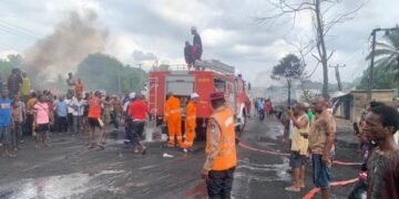 Fire Tragedy On Busy Anambra Road