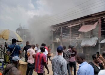 Anambra Nnewi Market Engulfed In Flames