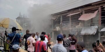 Anambra Nnewi Market Engulfed In Flames