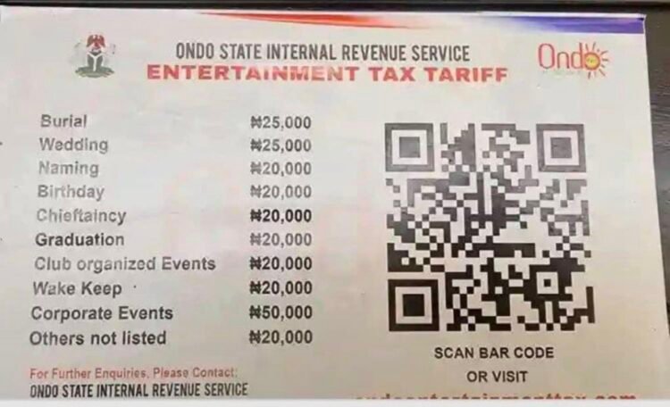 Ondo Faces Backlash Over New Tax