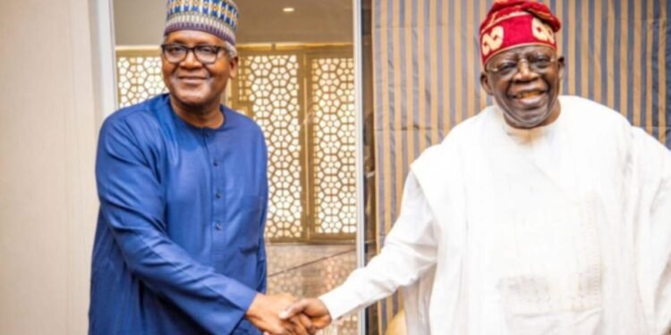 Inside Dangote Meeting With Tinubu
