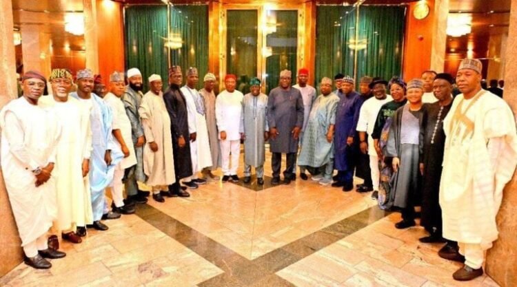 Tinubu Meets APC Governors In Aso Rock