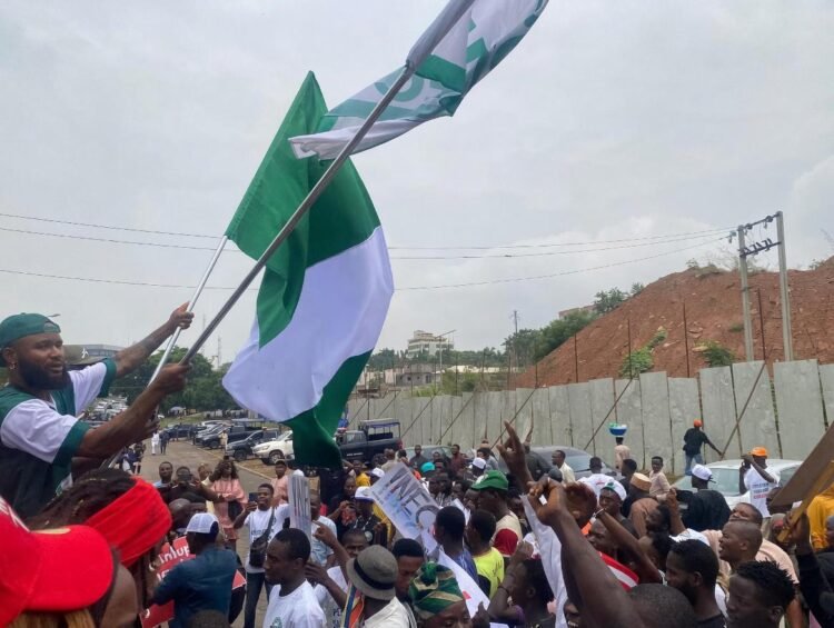 ADC Youths Protest Hits INEC Offices 
