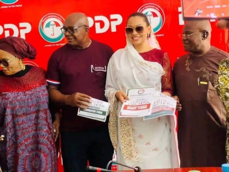 Natasha Submits PDP Senatorial Nomination Form