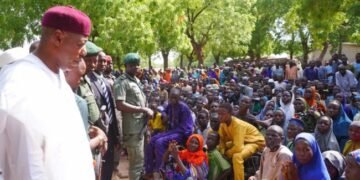 Borno Governor Shutdown Bama Displacement Camp